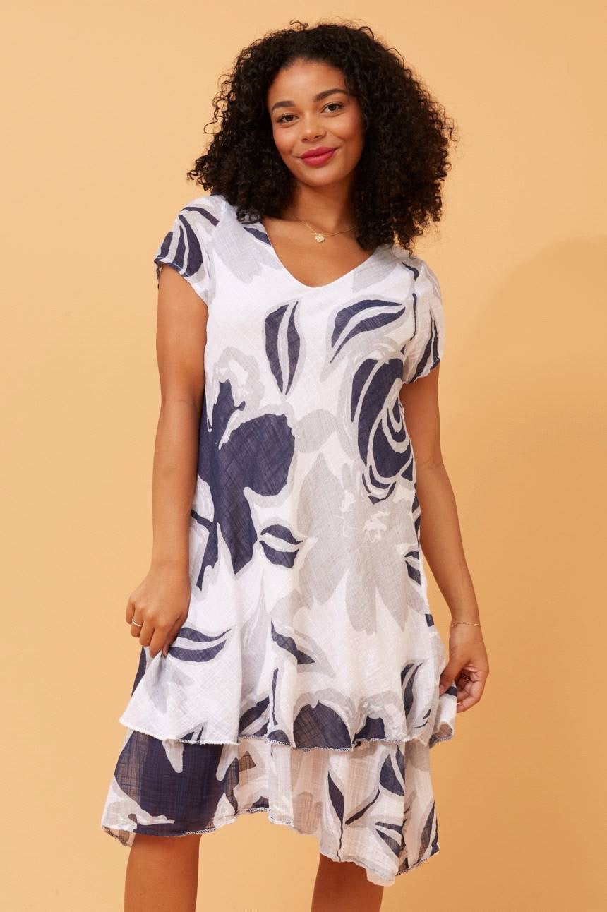 Bottega Moda Cheesecloth Dress D519108