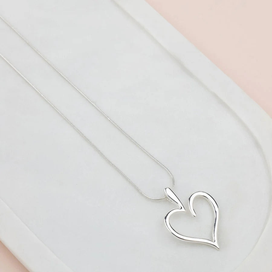 LillyCo Short J1 Favourite Heart Necklace L1833