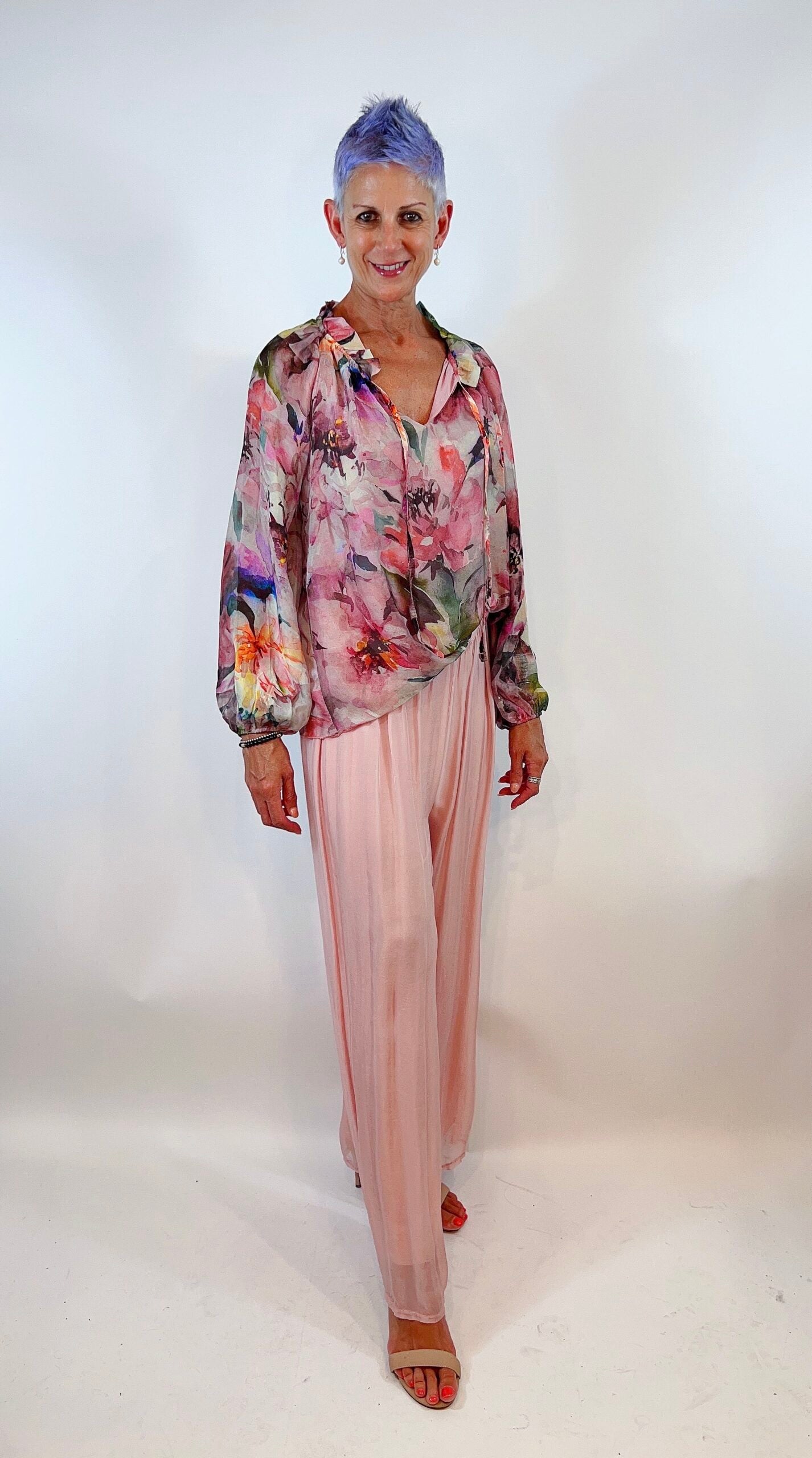 La Strada Silk Blended Pants LSP21-255A