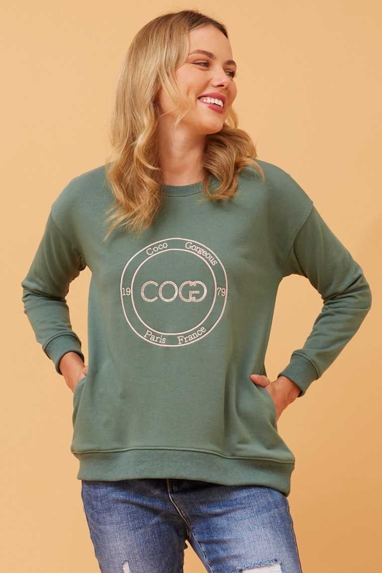 Caroline Morgan Fleece Top T516561
