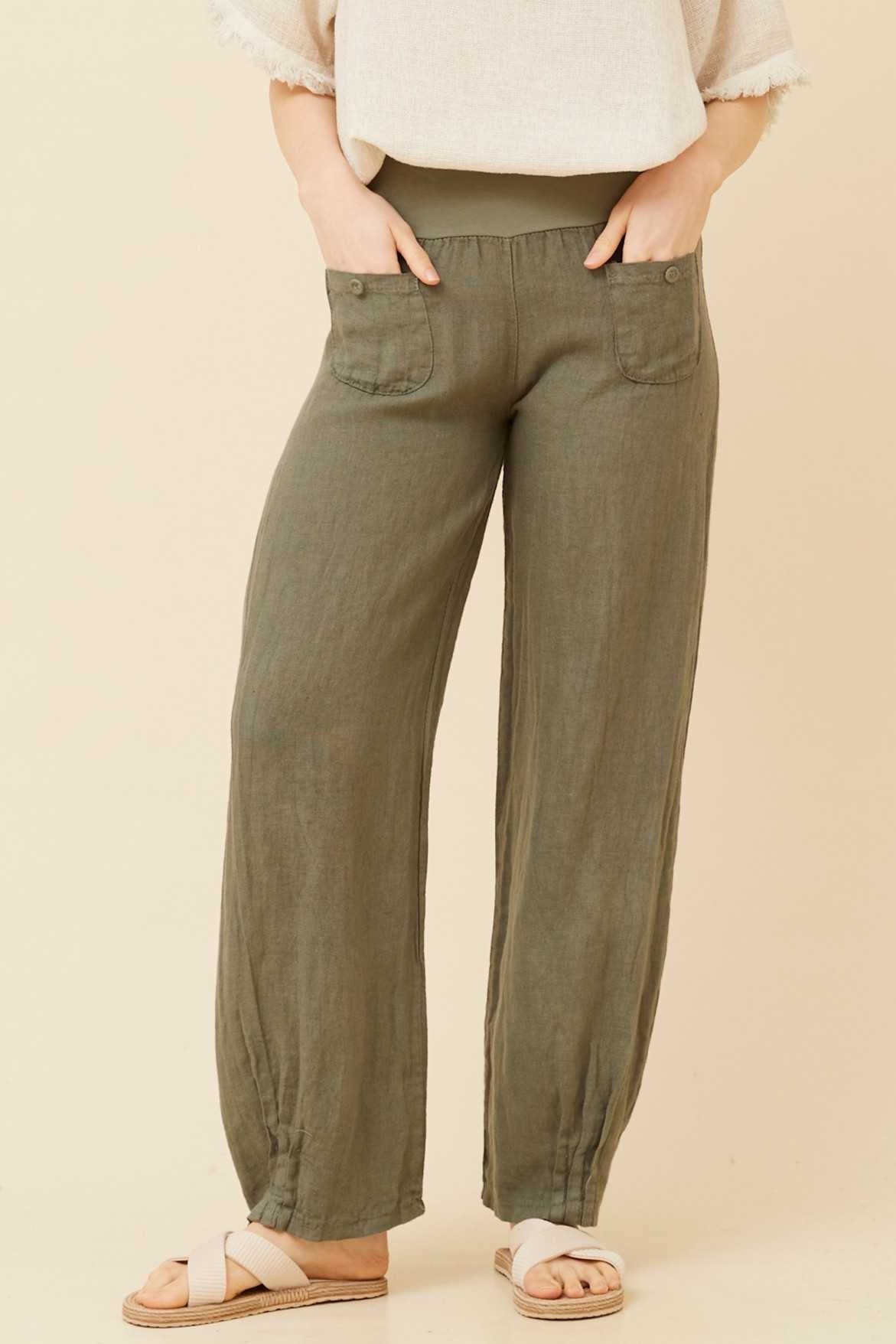 Bottega Moda Linen Pant P520428