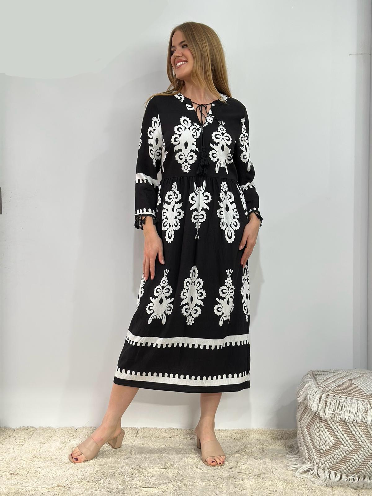 Cindy & Sami Geo Print Dress AMD24115