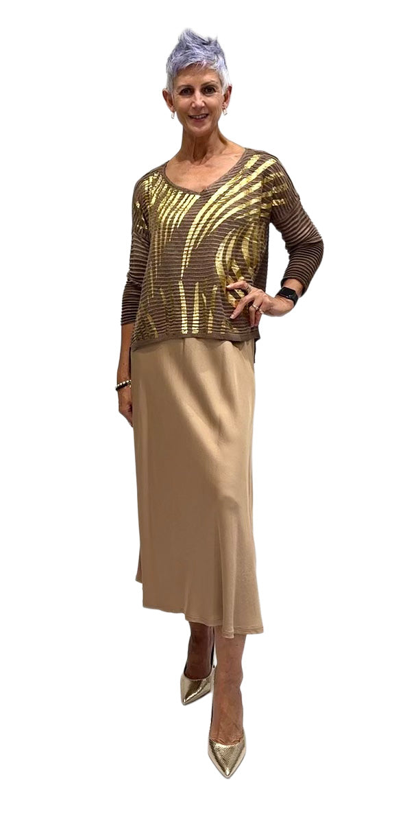 La Strada Foil Print Knit LSJP25-401A