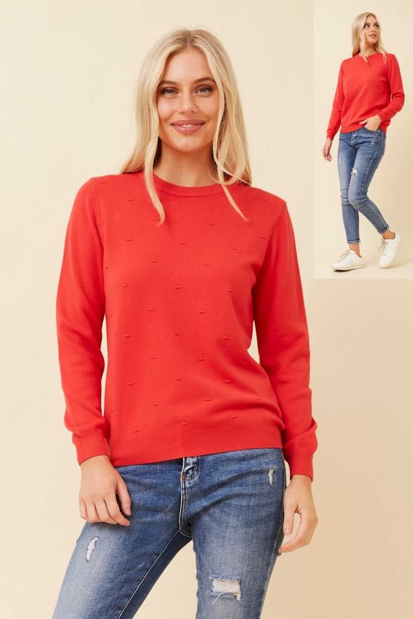 Caroline Morgan Dot Pullover KP522515