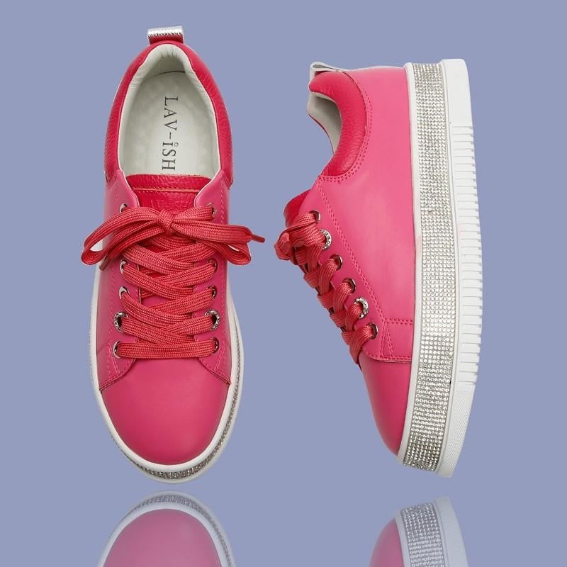 Lavish LVSNKLUX Luxury Crystal Sneakers