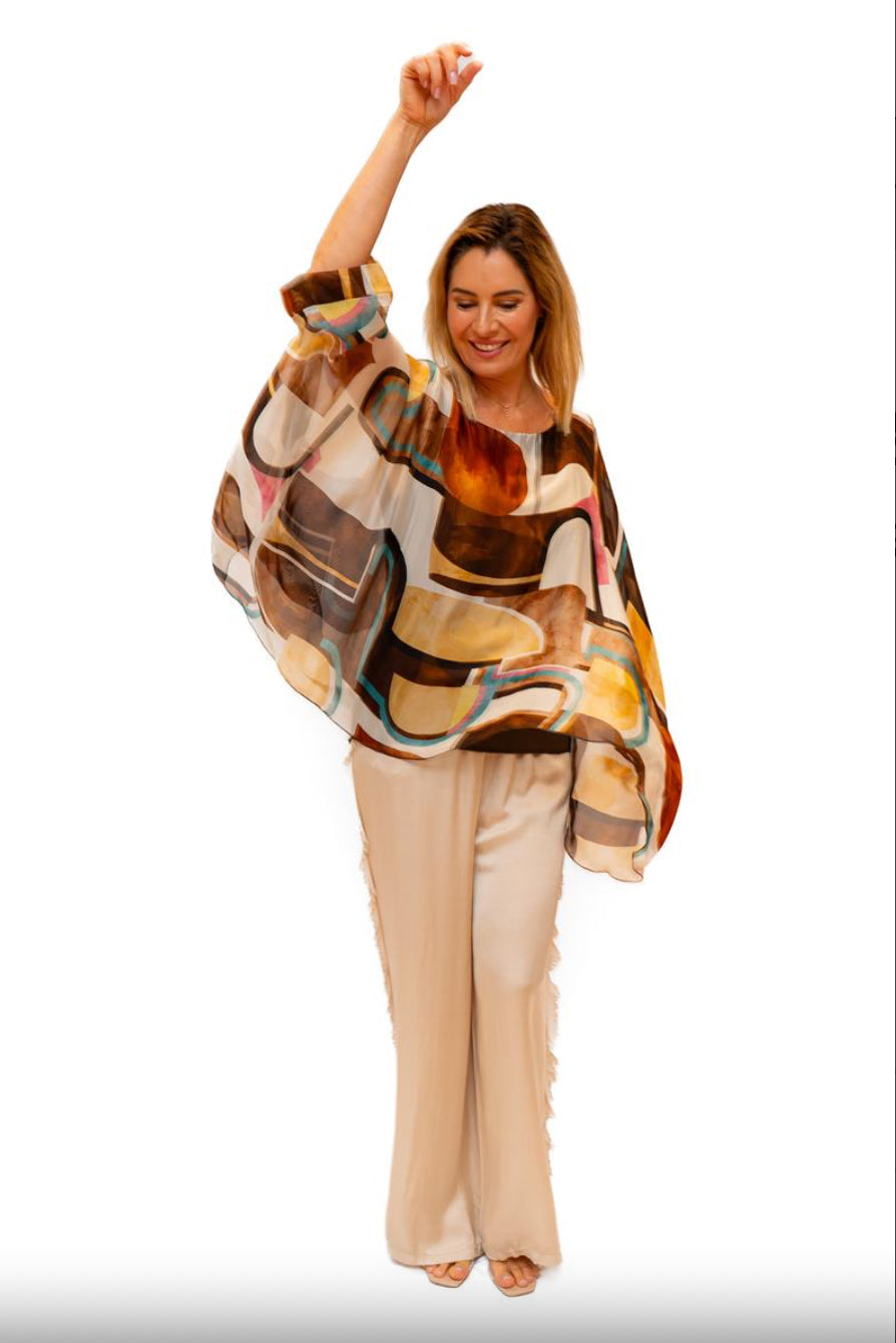 Italian Closet Mondi Silk Top 1029