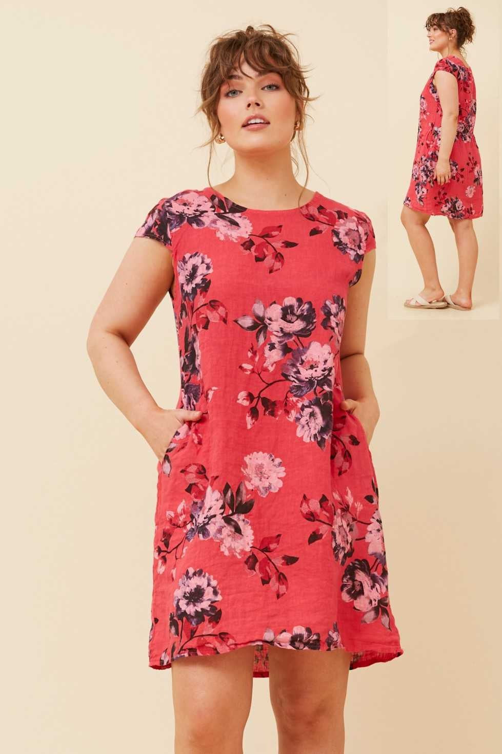 Bottega Moda Linen Dress D521105