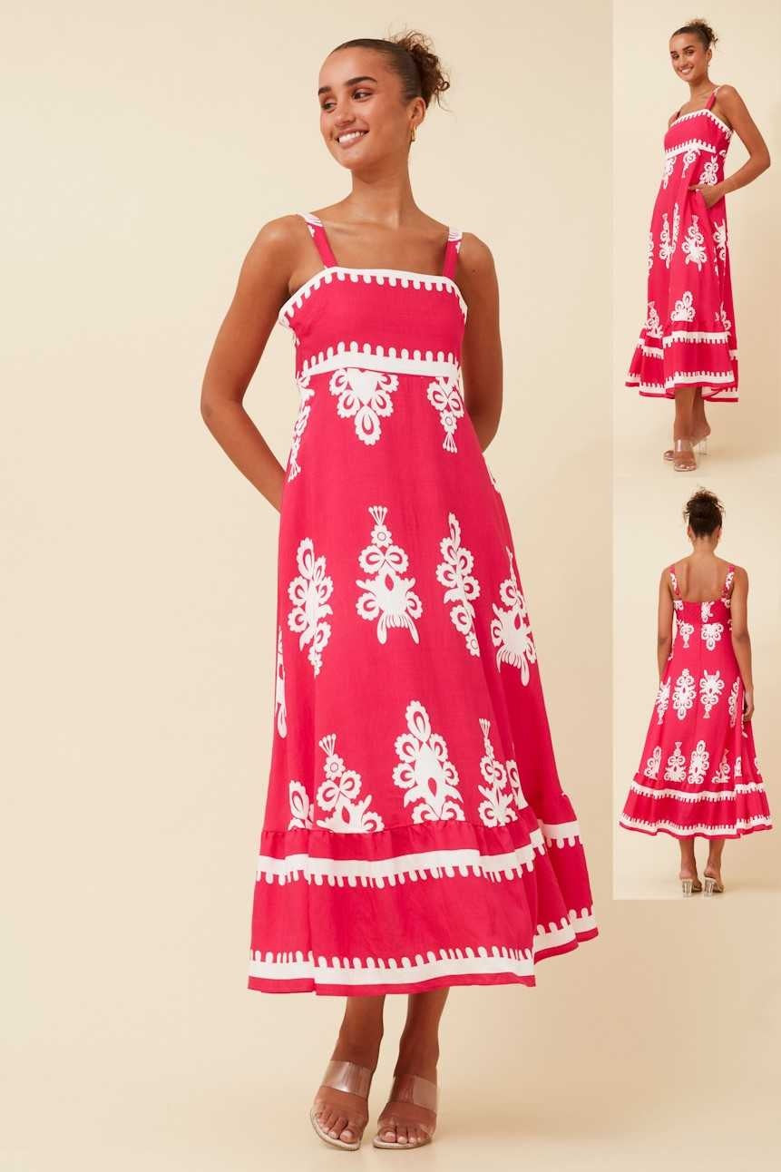 Caroline Morgan Slvless Maxi Dress D522309