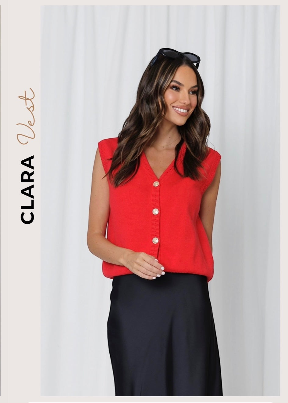 Love Lily Clara Vest MW255