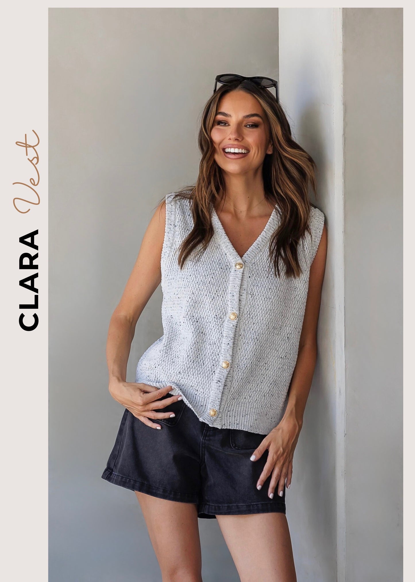 Love Lily Clara Vest MW255