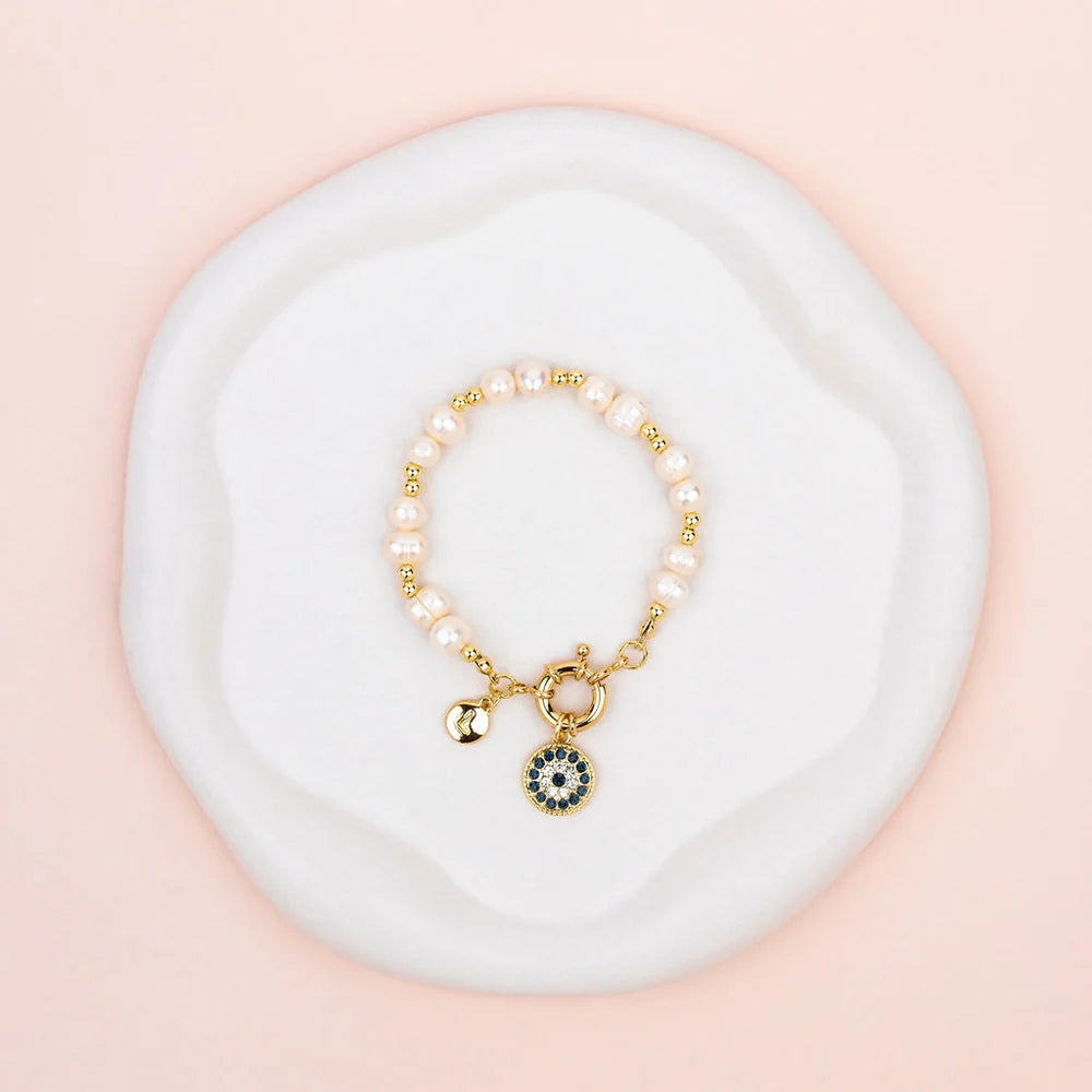 Lilly Co Eye Pendant Bracelet L1932BR