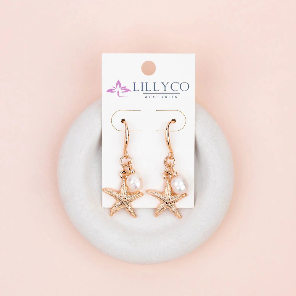 Lilly Co Starfish Earring L1944E