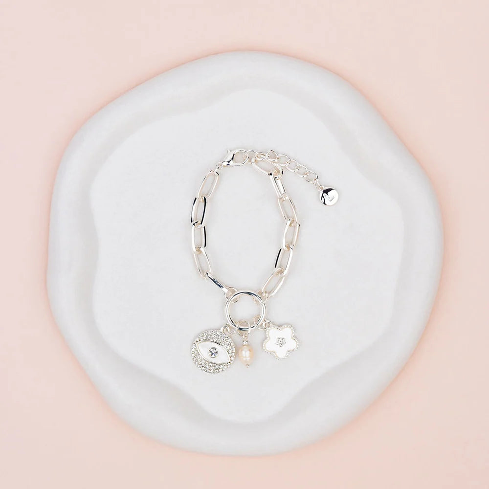 LillyCo Crystal Eye Bracelet L1946B