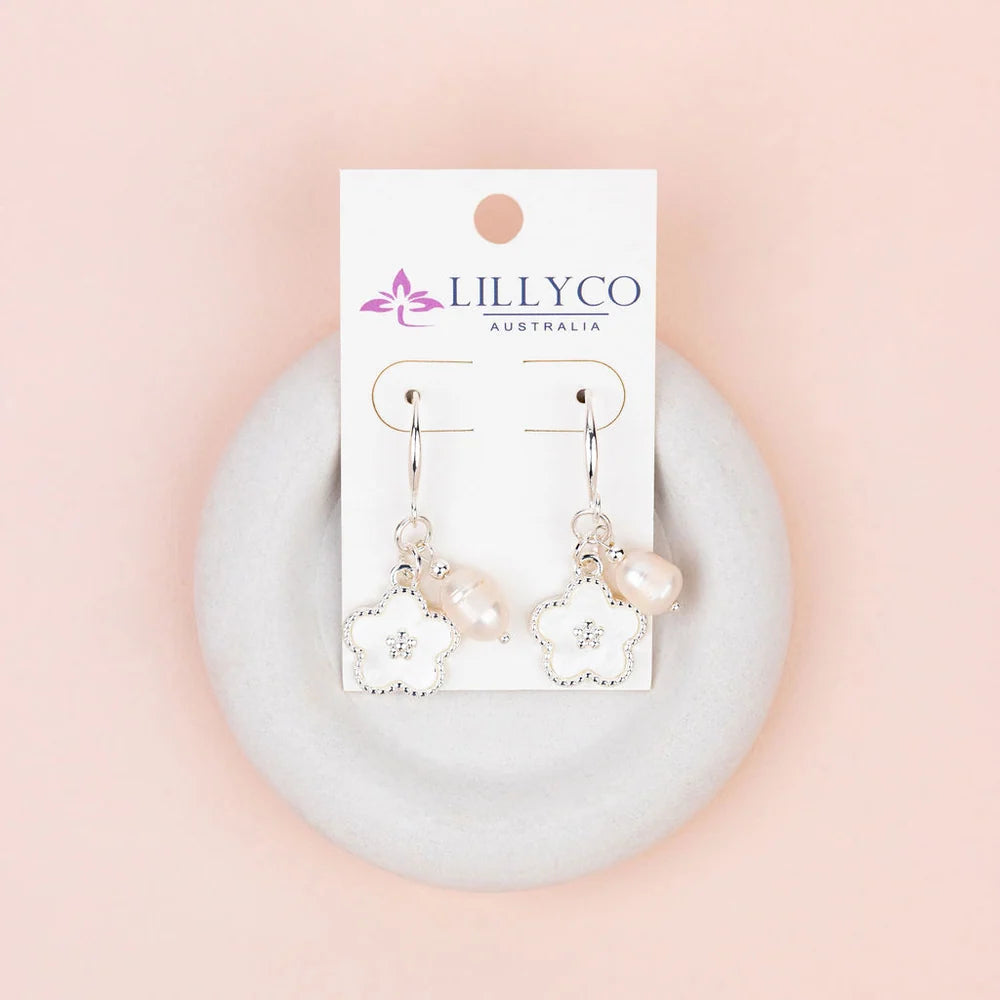 LillyCo Flower Charm Earring L1946E