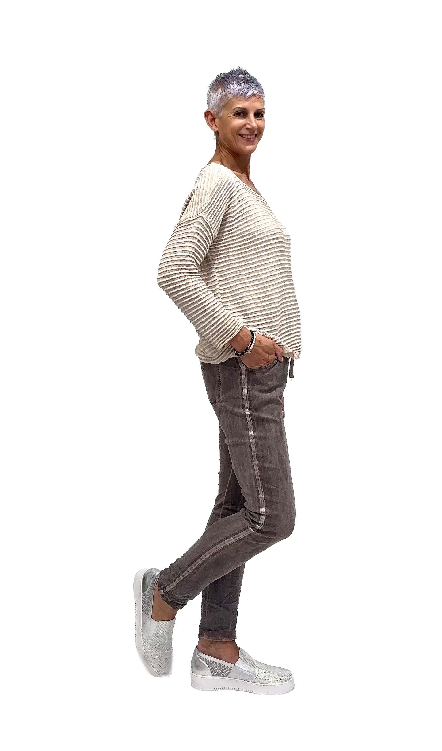 La Strada Tape Pants LSP24-1059