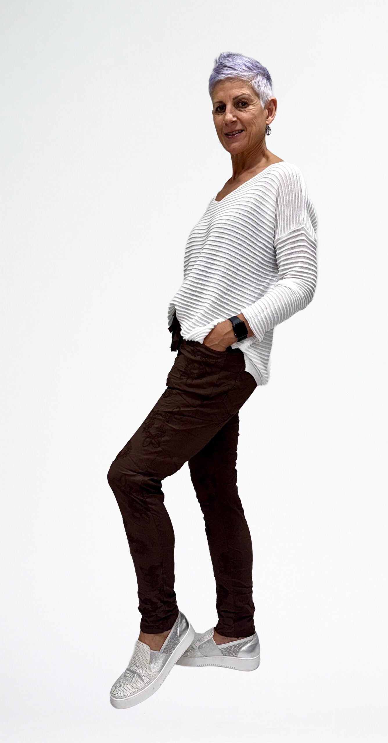 La Strada Embroidery Pants LSP25-497