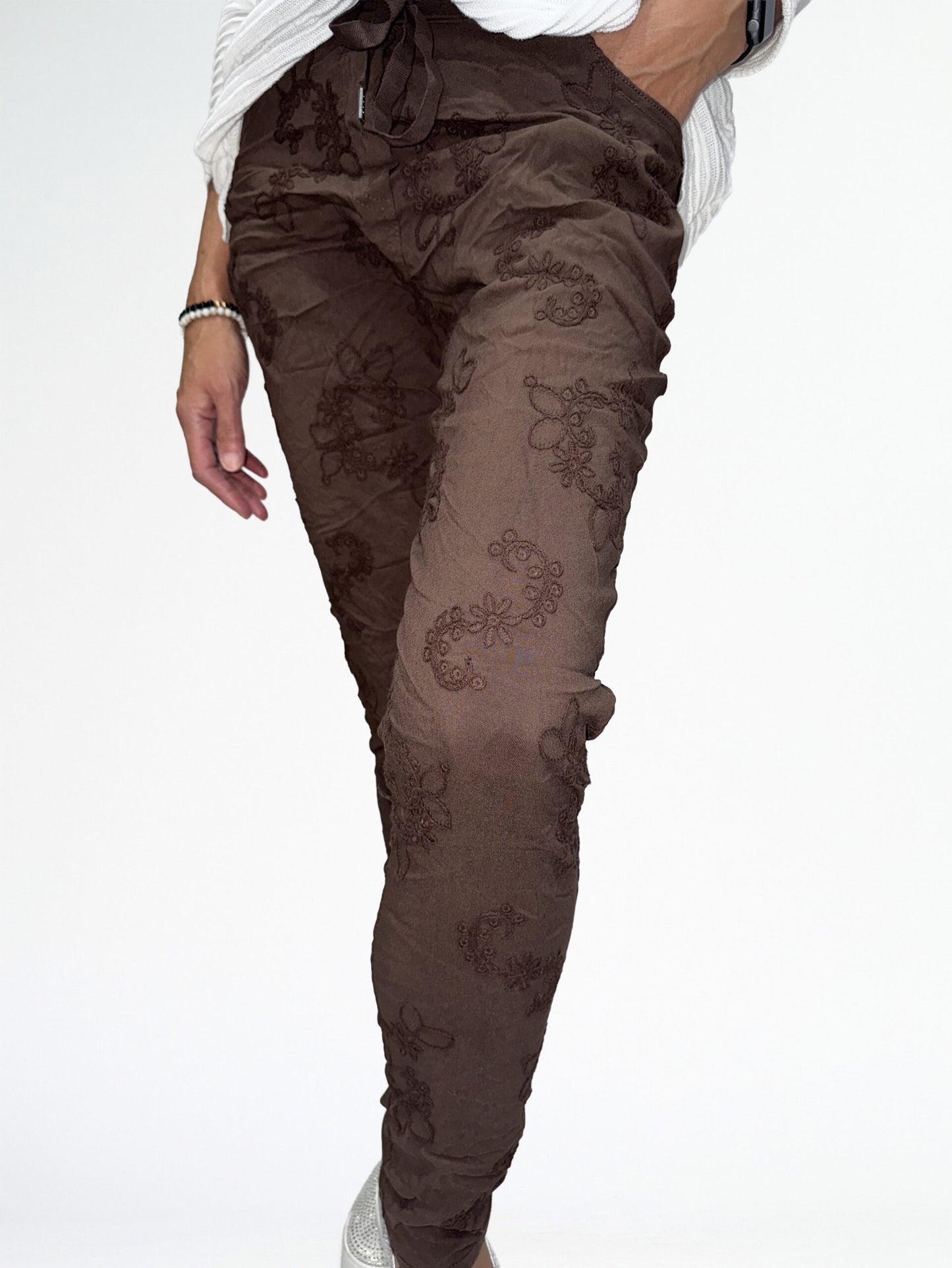 La Strada Embroidery Pants LSP25-497
