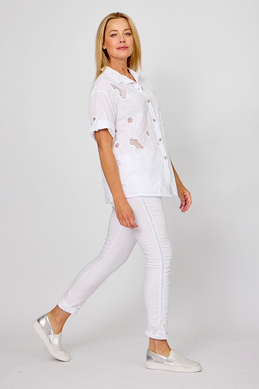 La Strada Embroider Shirt LSS25-509
