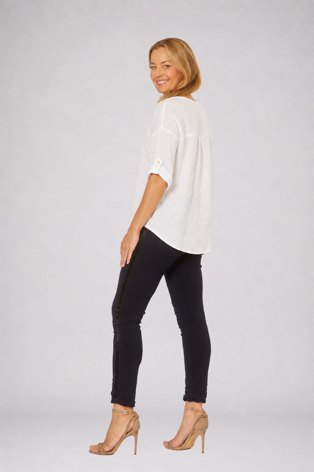 La Strada Linen Top LST26-303