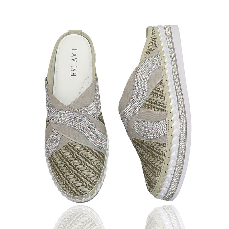Lavish Lola Woven Slides LVSLDLOLA