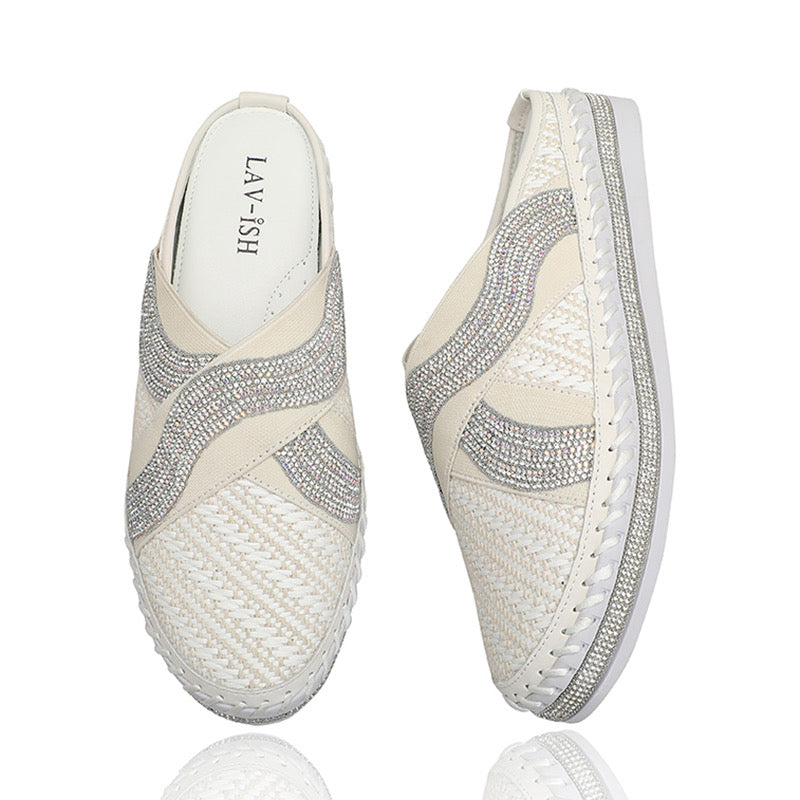 Lavish Lola Woven Slides LVSLDLOLA