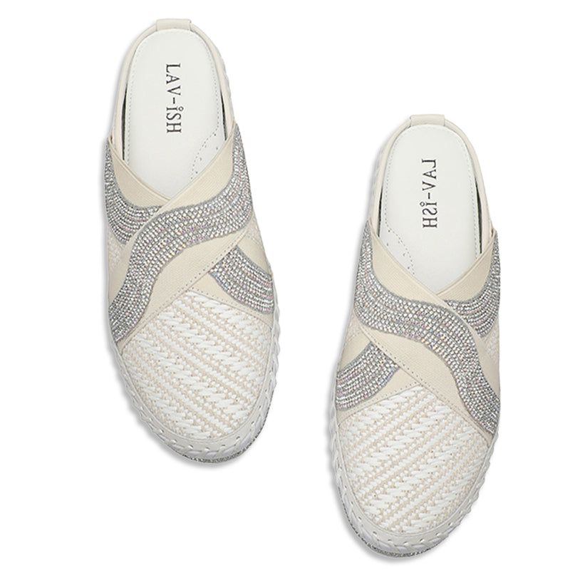 Lavish Lola Woven Slides LVSLDLOLA