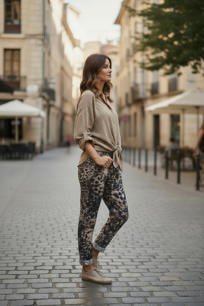 Amici Toto Print Pants AMP50364