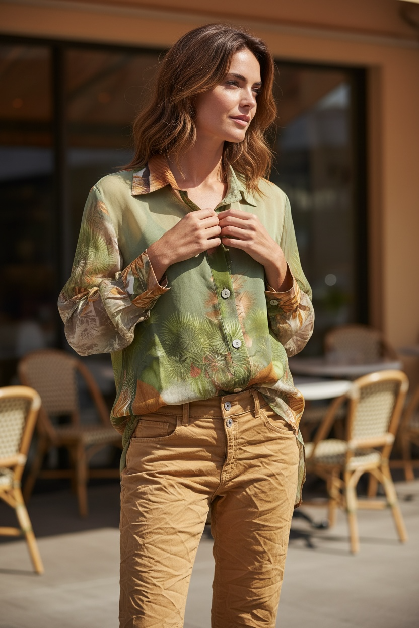 Amici Dolci Silk Shirt AMSH2843