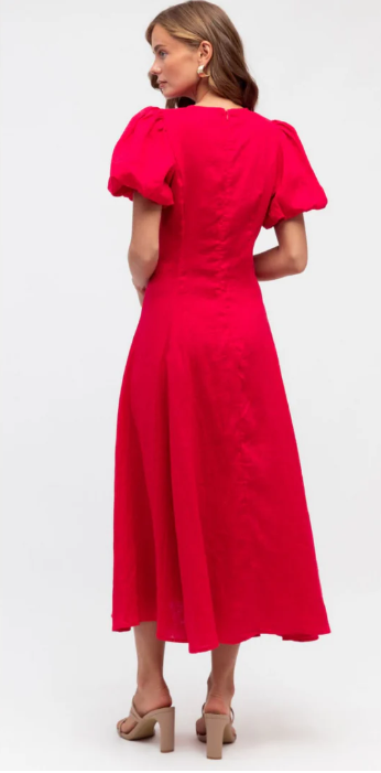 White Closet Chica Twist Midi Dress TFL8545-27