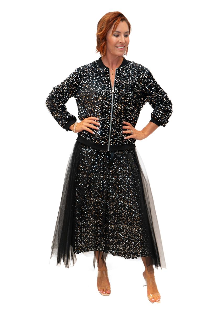 Italian Closet Trinny Sequin Jacket