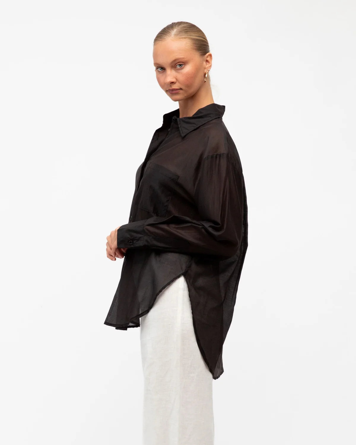 White Closet Sheer Top TF10475