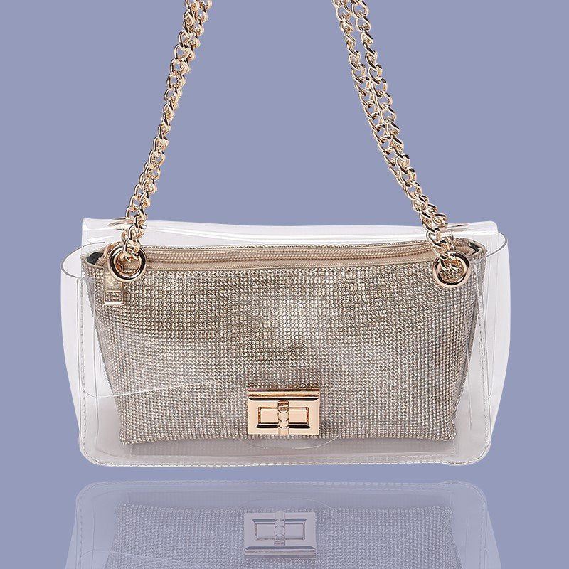 Lavish Eblenore Transparent Bag