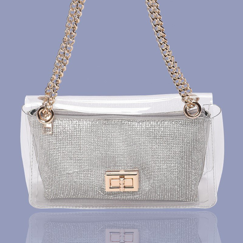 Lavish Eblenore Transparent Bag