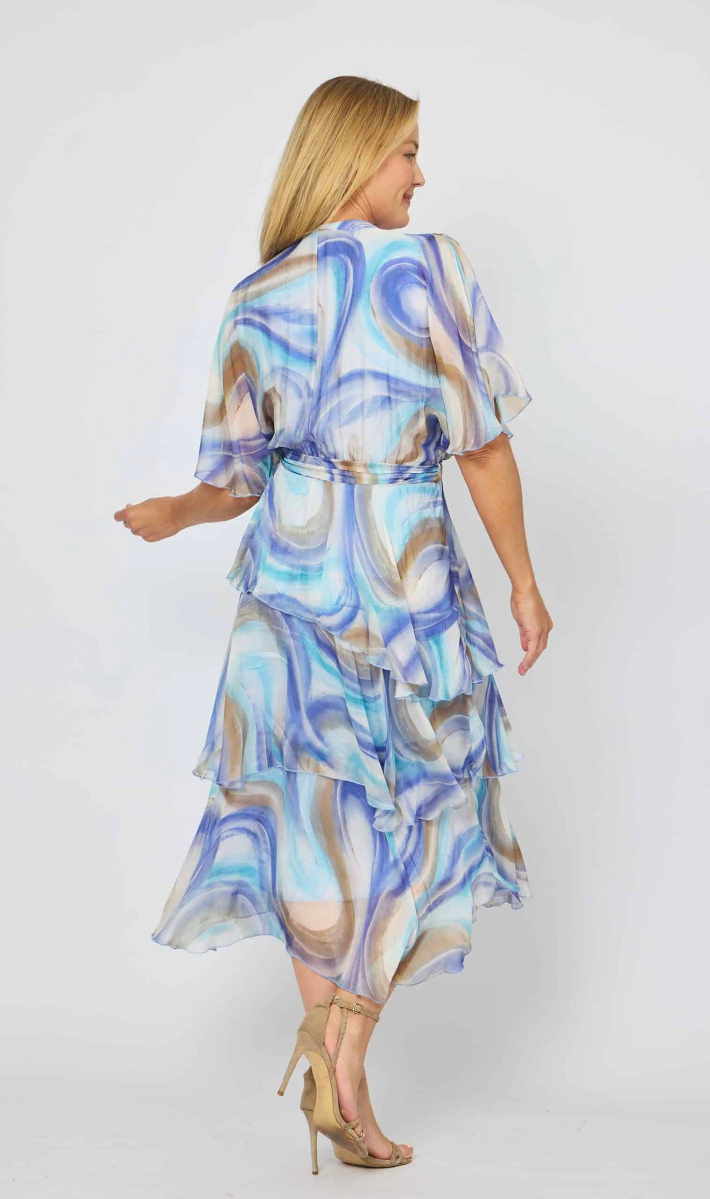La Strada Layered Silk Dress LSD21-901