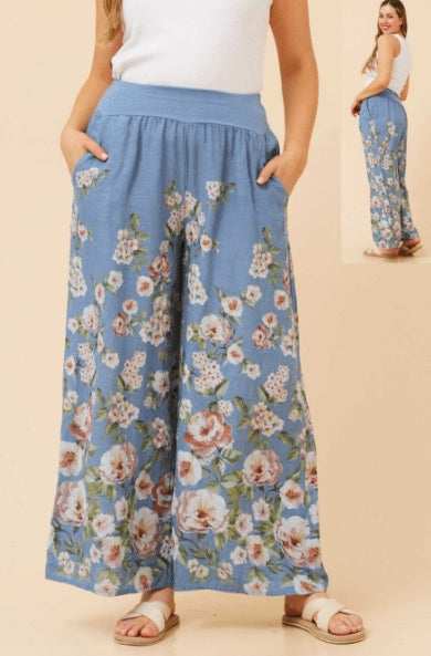 Bottega Moda Linen Pant P521113