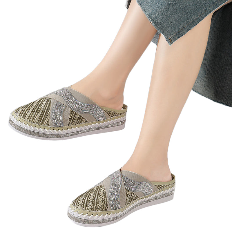 Lavish Lola Woven Slides LVSLDLOLA