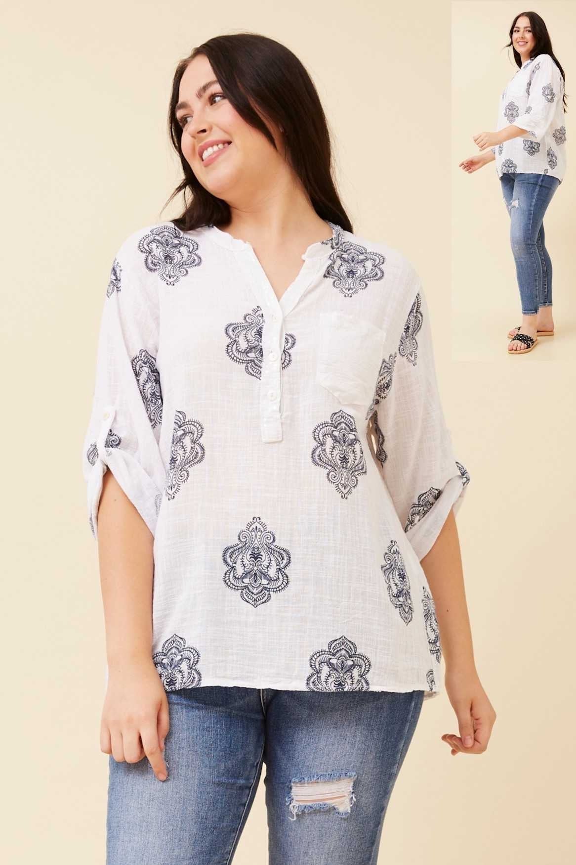 Bottega Moda Printed Top T522904