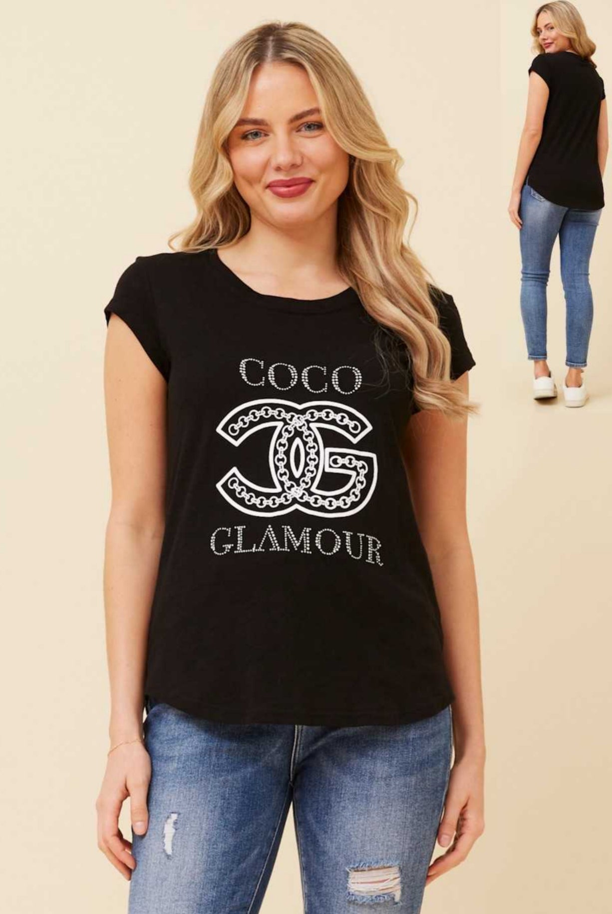 Caroline Morgan Coco Glamour TShirt T521125