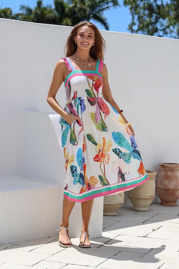 Joop & Gypsy Ruffle Strap Dress - 10265