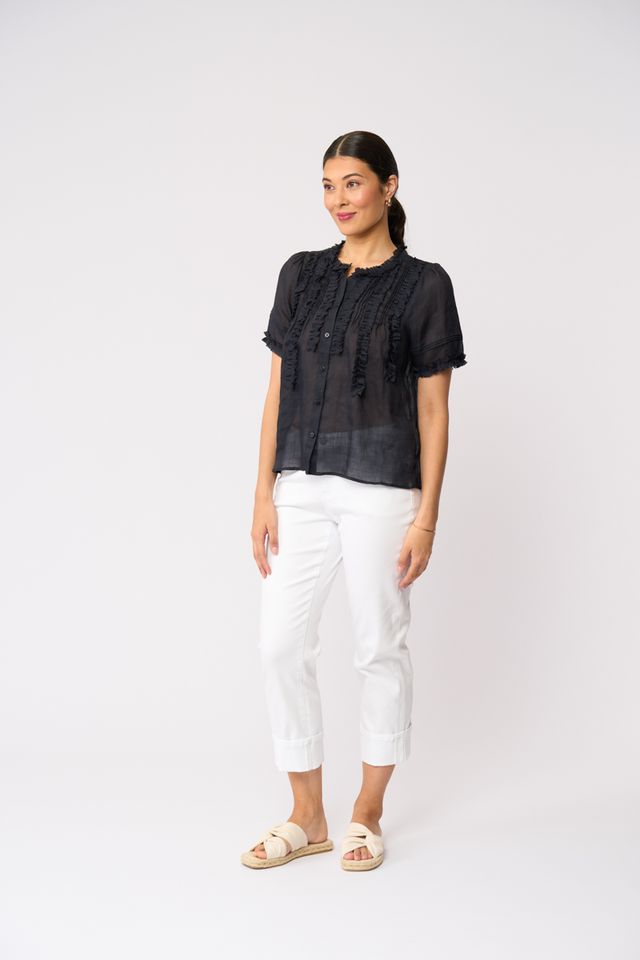 Foil Frill of It Blouse FO8654