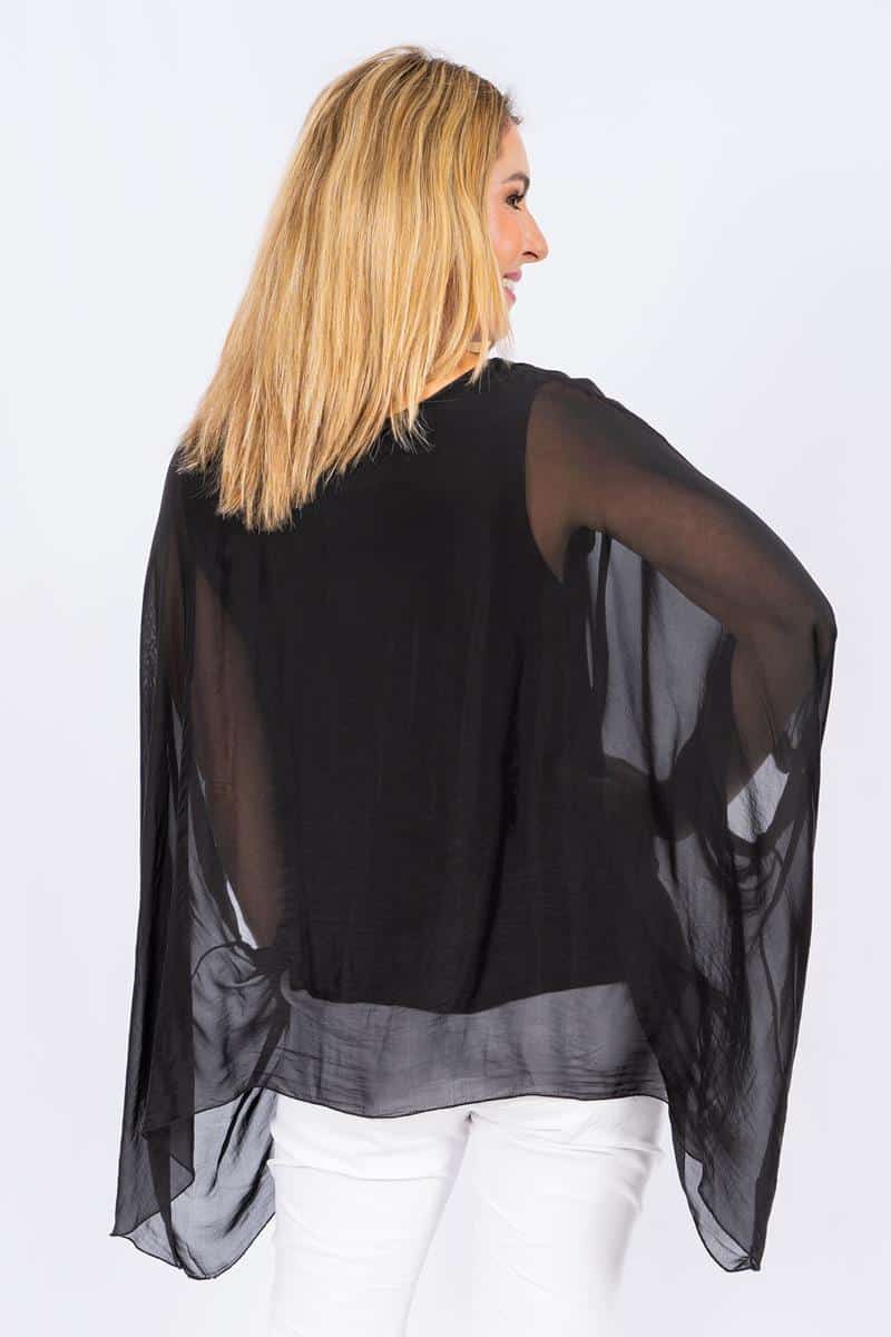 Italian Closet Allegra Silk Top