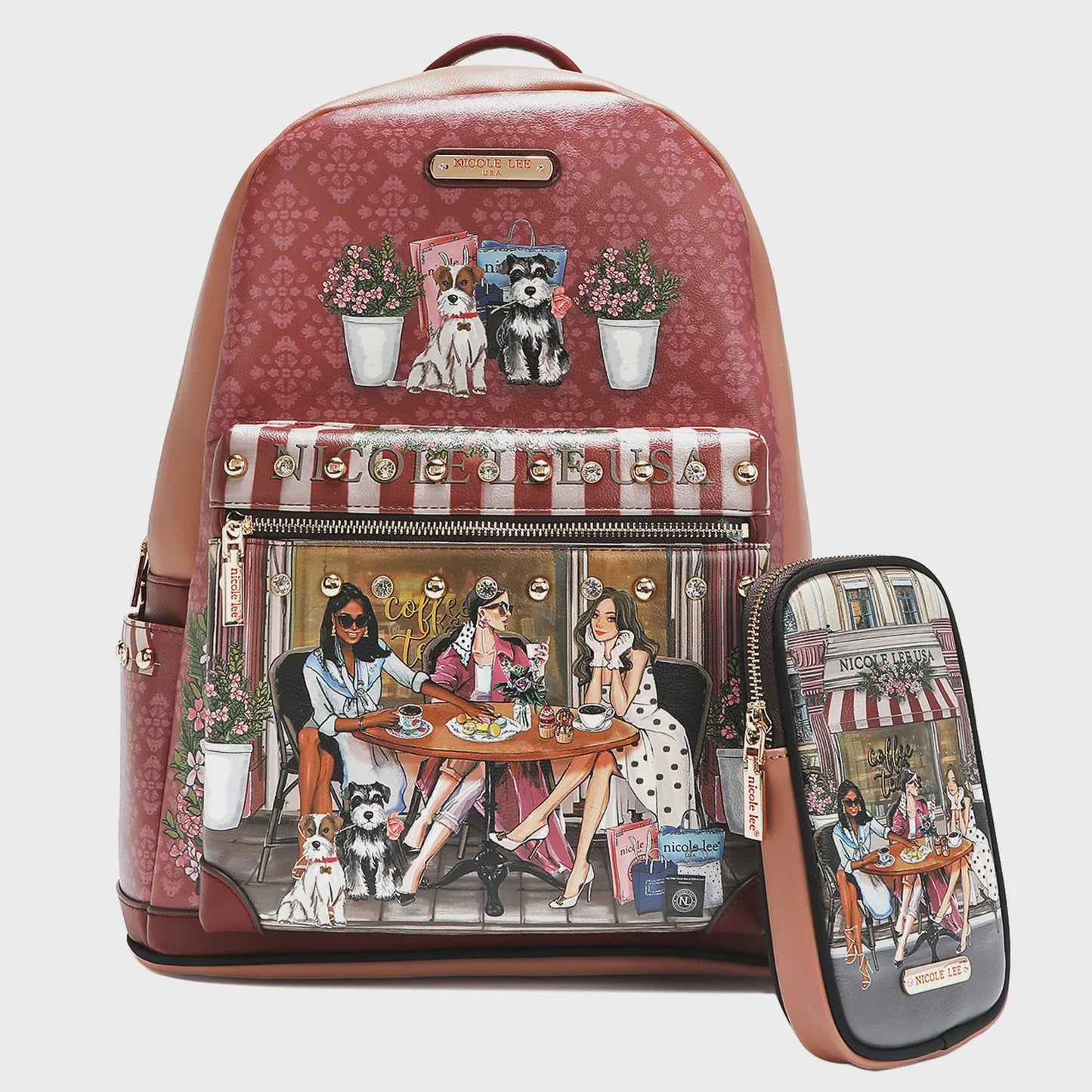 Nicole Lee Sisters USB Backpack 12769L