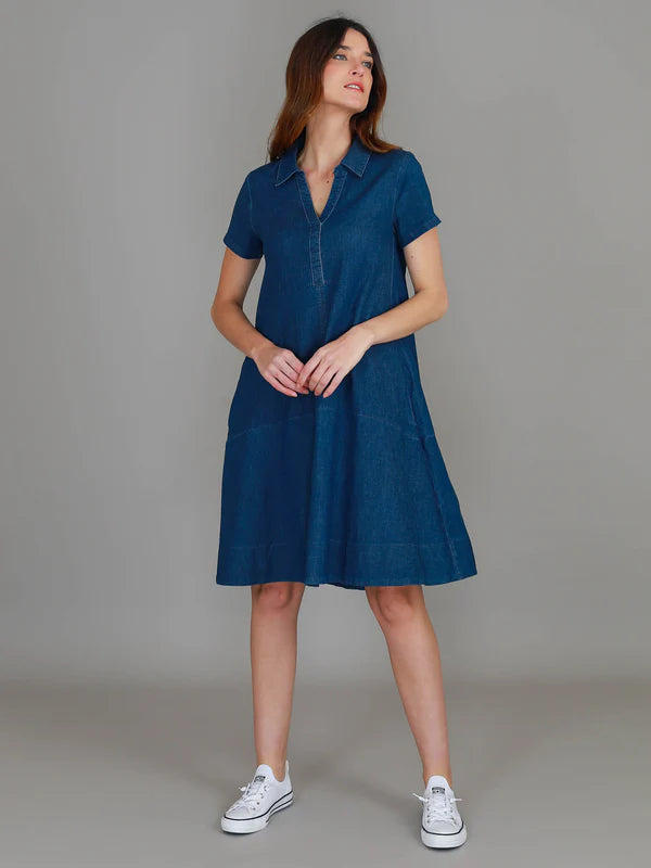 3RD Story Tibby Denim Dress 1725A