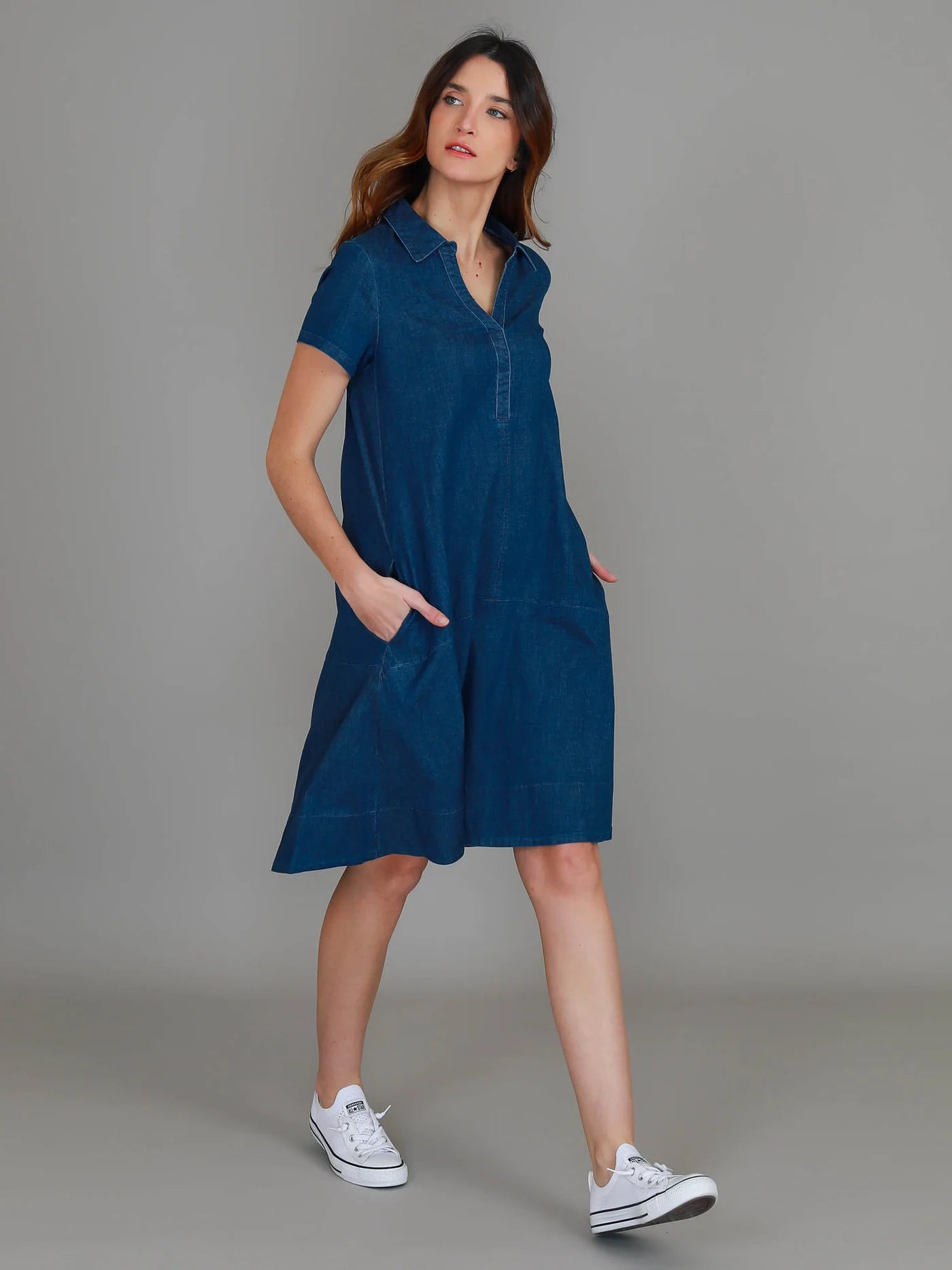 3RD Story Tibby Denim Dress 1725A