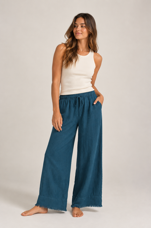Wednesday Lulu Linen Pants 26612