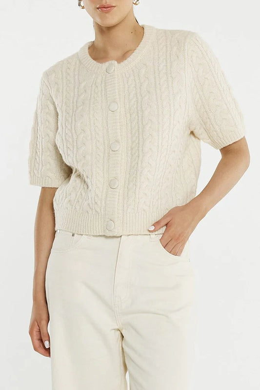 Sass Gia Cable Cardi 20455