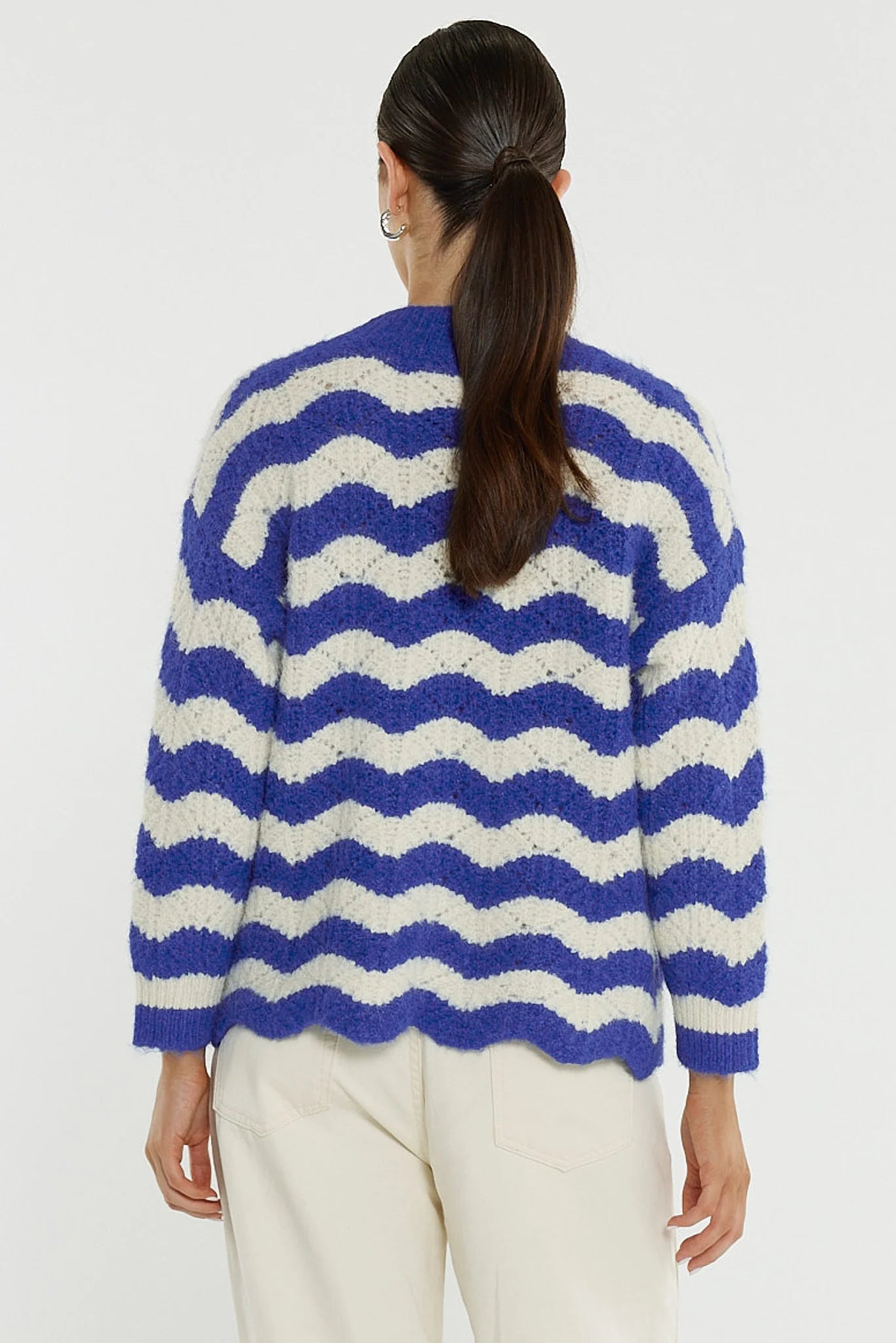 Sass Etta Stripe Cardi 20527