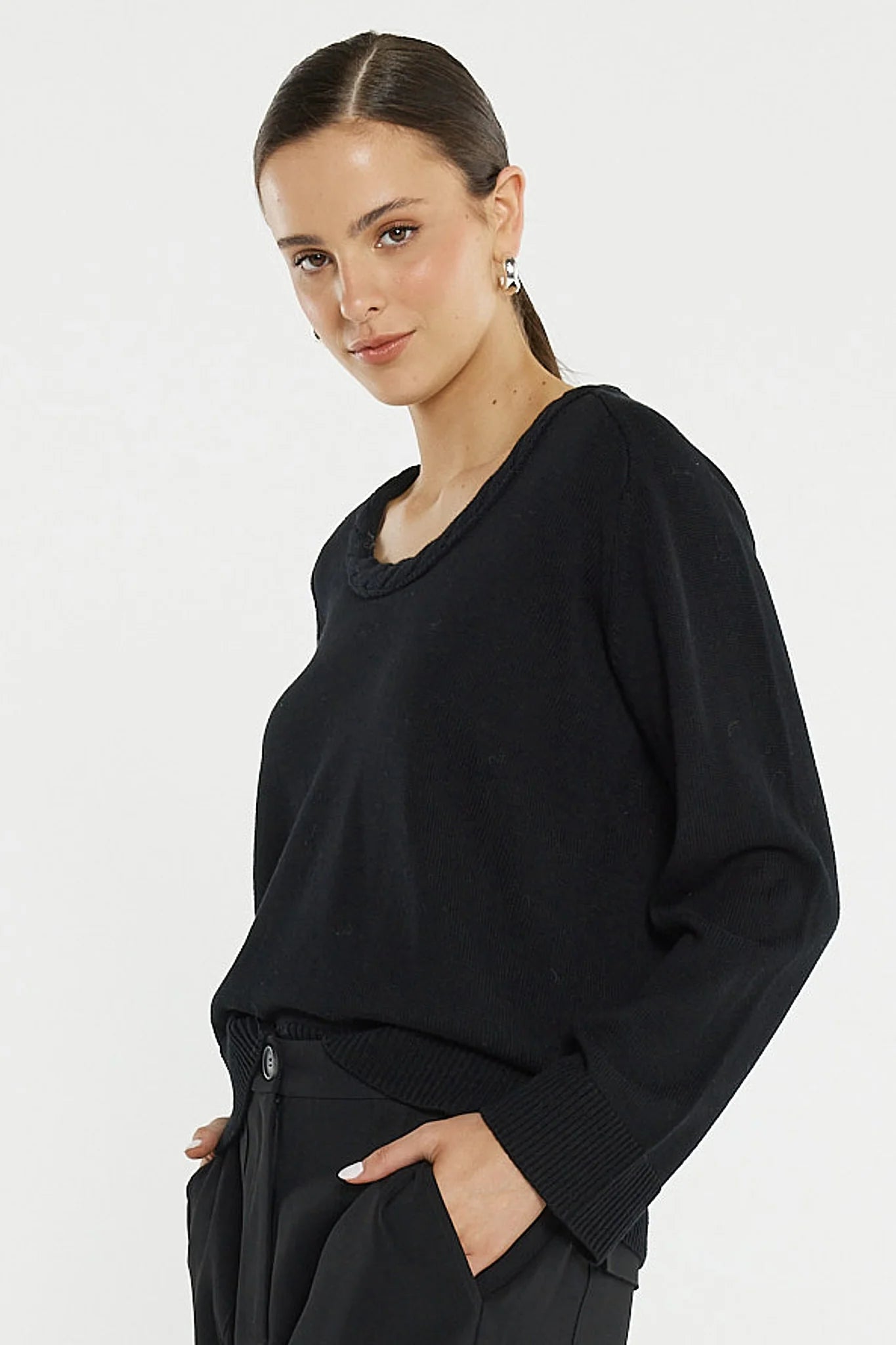 Sass Roe Braided Knit 20672