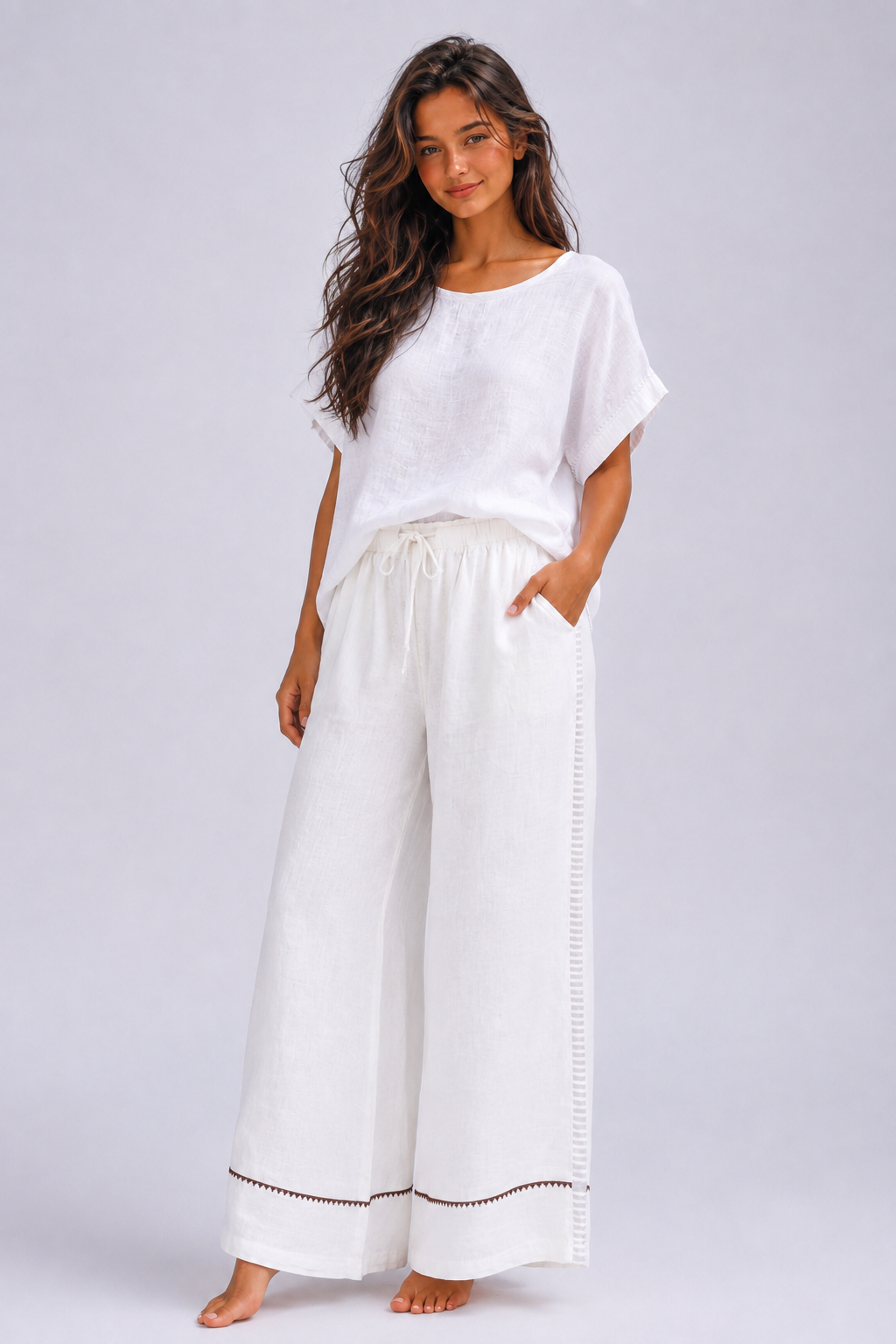 Wednesday Lulu Linen Pants 6590