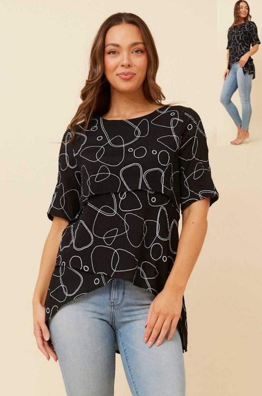 Caroline Morgan Tunic Top T520572